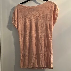 gap knit pink top